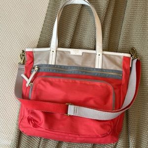 Fossil orange bag one shoulder cross book bag